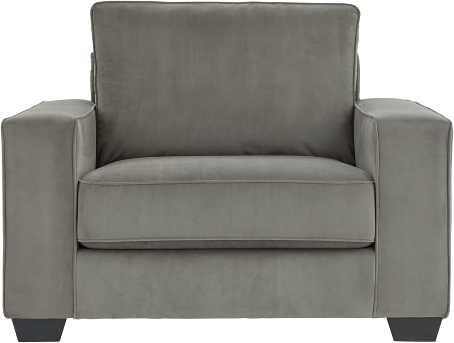 Contemporary Oversized Accent Chair in Sandstone Gray