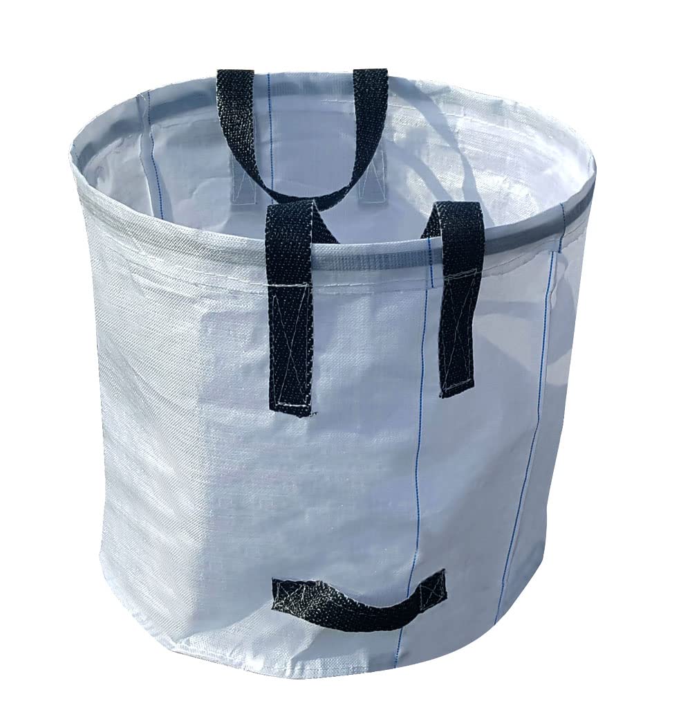 CarryAll Reusable Large Tote Bags, Reuseable Grocery Bags, Round Heavy Duty Collapsible Storage Bins