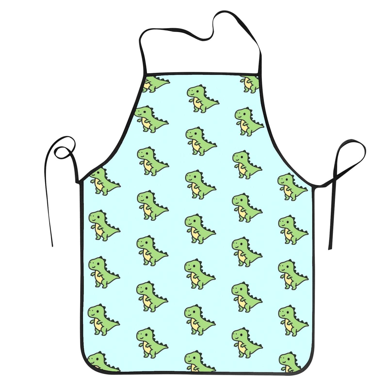 T Rex Dino Lover Aprons For Women Men Waterproof Bib Apron Chef Aprons For Kitchen Cooking Baking Bbq Gardening — image 1