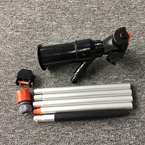 Doneioe Aspirador de Pó de Piscina, Jato de Aspirador de Pó de 5 Seções, Pontas de Sucção, Entrada P