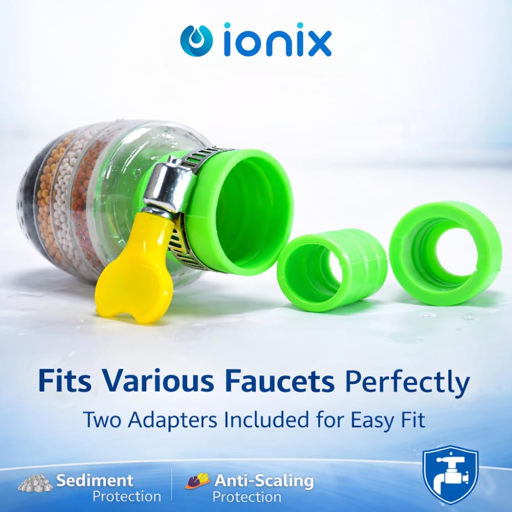IONIX Water Filter - Pure Kitchen & Bathroom Water -3