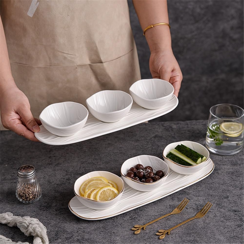 Salseras Vajilla for ensalada de frutos secos 3 piezas