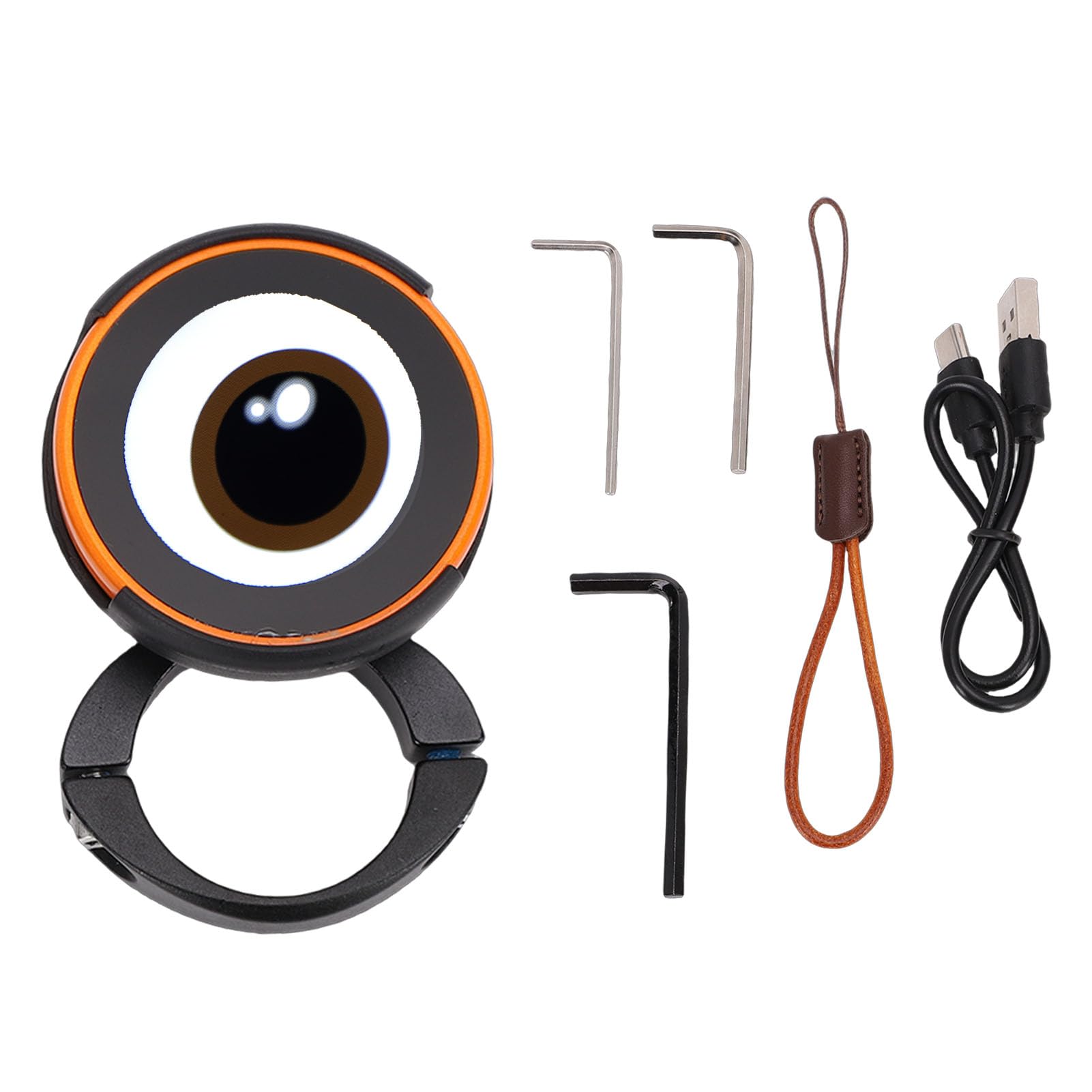 Bewinner ‌Fanale Posteriore Smart per Bici da 1,9" | Touchscreen HD, Rilevamento dei Freni, Batteria da 450 MAh, WiFi Diretto per Condivisione Multimediale Istantanea