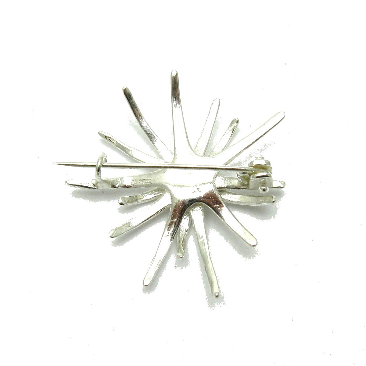 Sterling Silber Brosche massiv 925 Empress