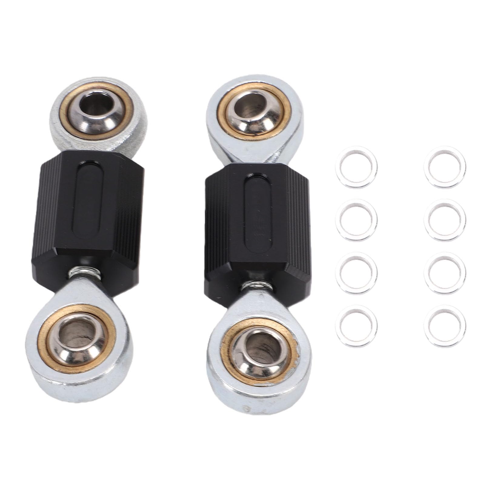 Sway Bar End Links Set, Aluminum Alloy Replacement (Black)