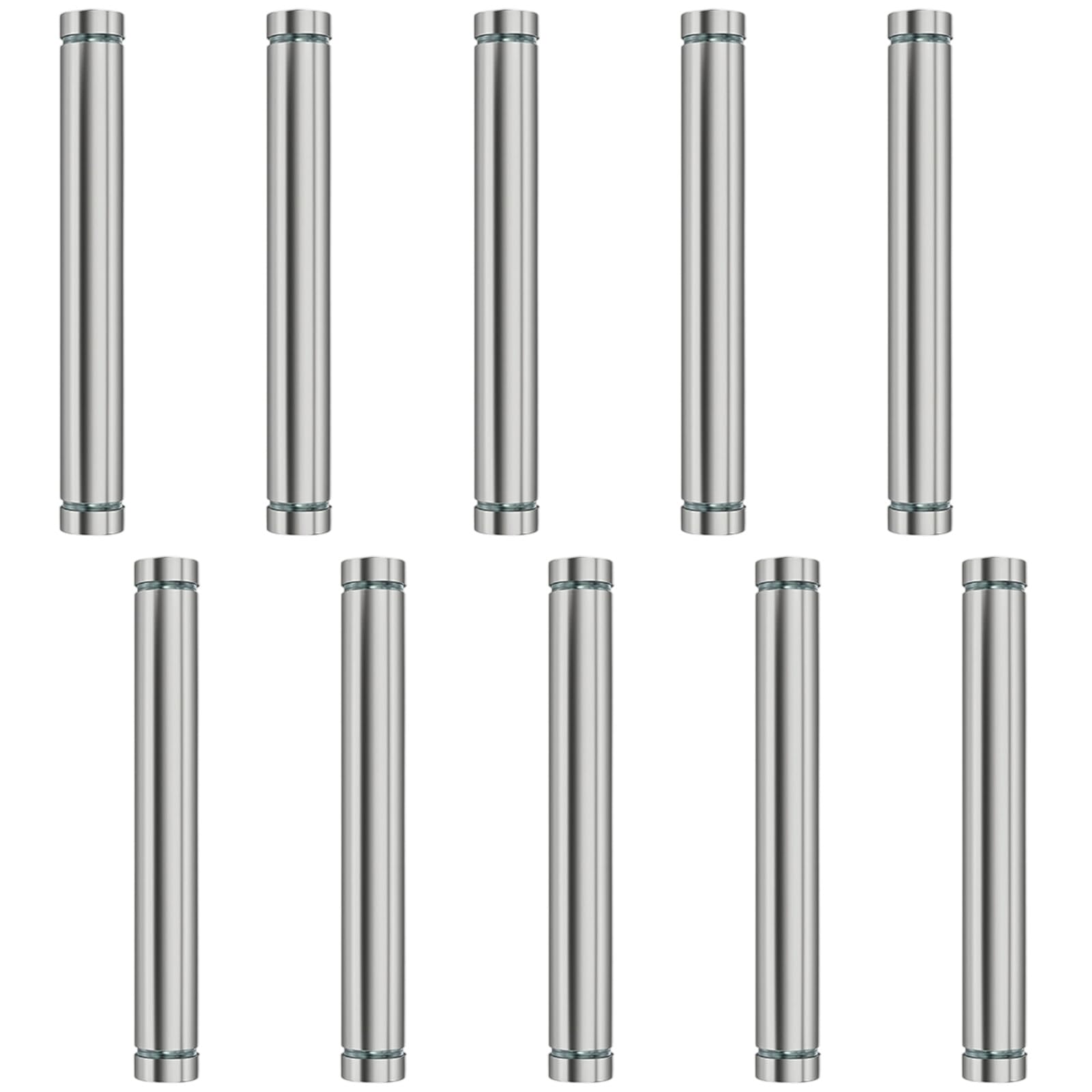 10Pcs Multipurpose Fixing Pin Glass Fasteners Rustproof Decorative Nails for Wall Decoration and Exhibition Enduring Glass Fasteners