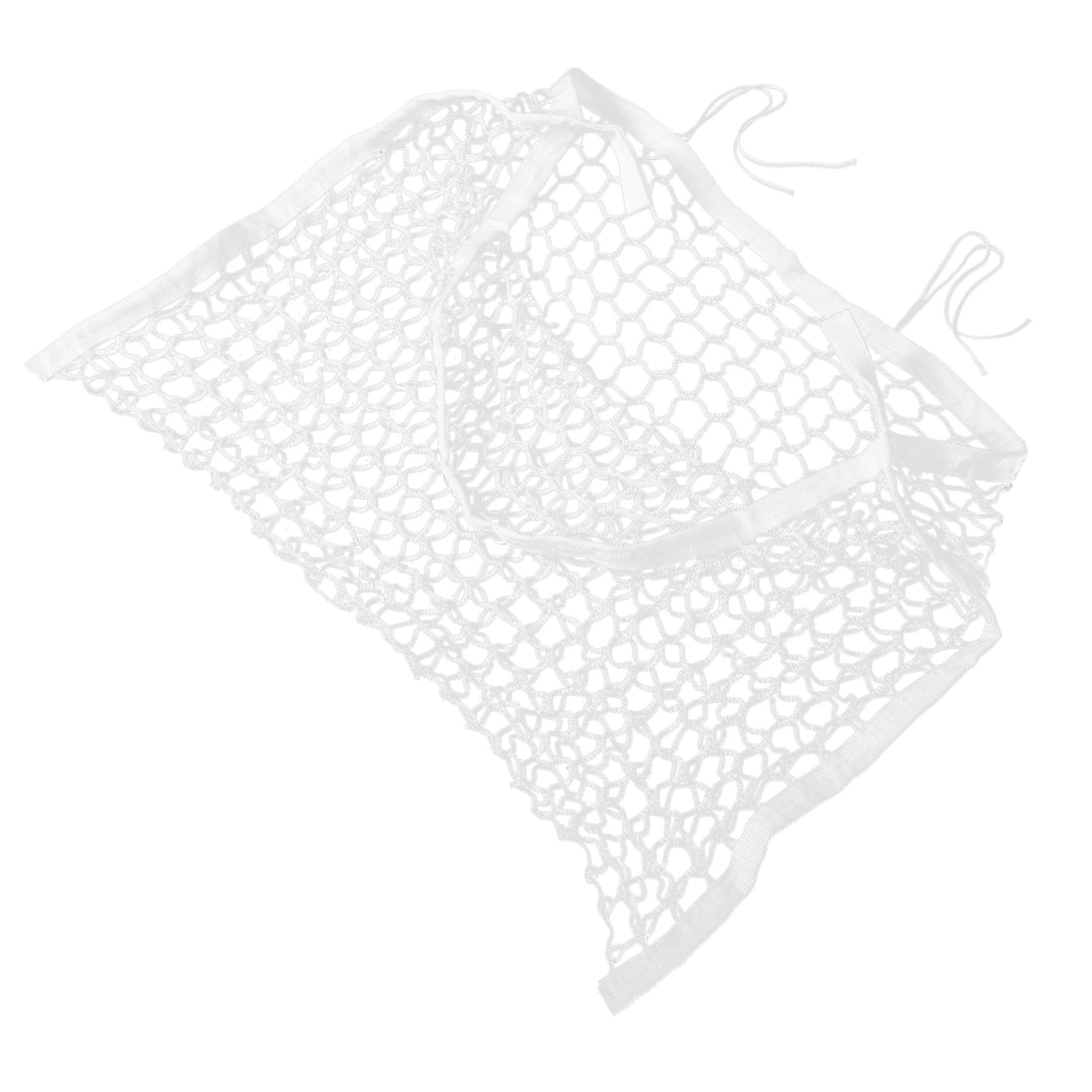 Filet de rangement boho en macramé pour organiser les jouets de bain