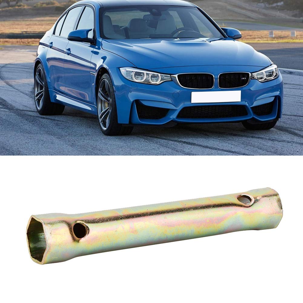 Klucz Samochodowy Metalowy Klucz Nasadowy do świecy Zapłonowej 130mm z Podwójnym Końcem 16/18mm do Klucza Nasadowego o Głębokim Zasięgu