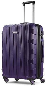 Samsonite Ziplite 3.0, 20in Carry-on, Hardside Spinner Luggage telescoping_handleDeep Purple