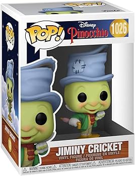 Funko Jiminy Crickett Pop #1026 Disney Pinocchio Vinyl Figure