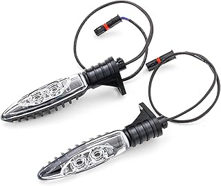 1 Pair Motorcycle Front LED Turn Signal Light For R1200GS R1200R S1000RR F800GS F800R K1300S G450X F800ST R nine T Blinker Indicator Light