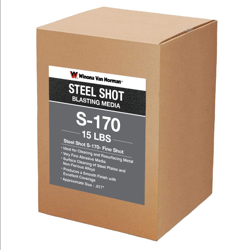 Steel Shot S-170 - Blasting Media - Fine Shot Size (15lb)
