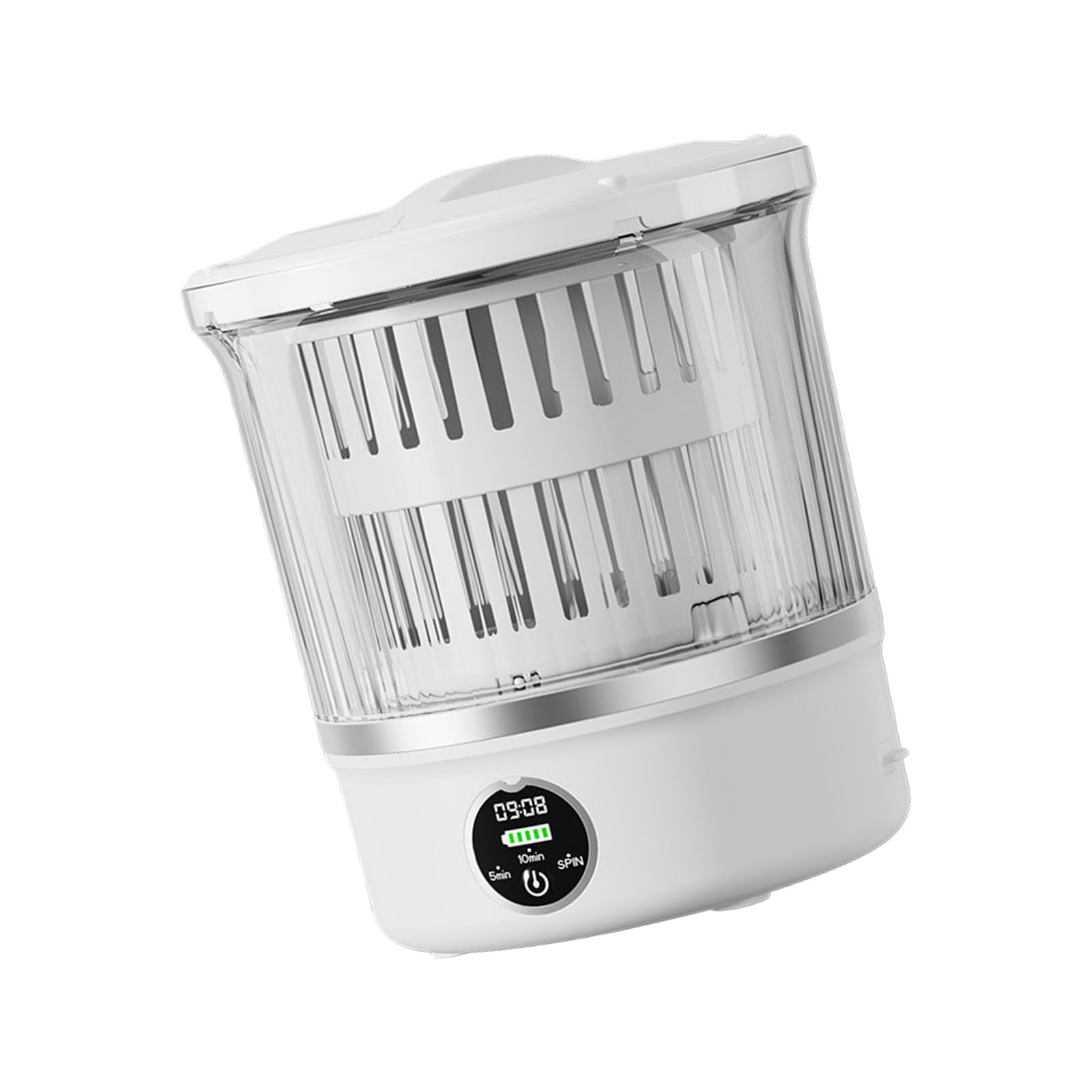 Tsophreniq Portable Washer Built in Battery for Underwear Socks Travel Essential Noiseless Elderly Friendly Interfaces Washing Machine Portable
