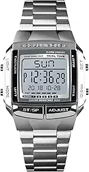 RORIOS Relógio masculino digital militar de LED, multifunções, luminoso, eletrônico, analógico, esportivo, masculino