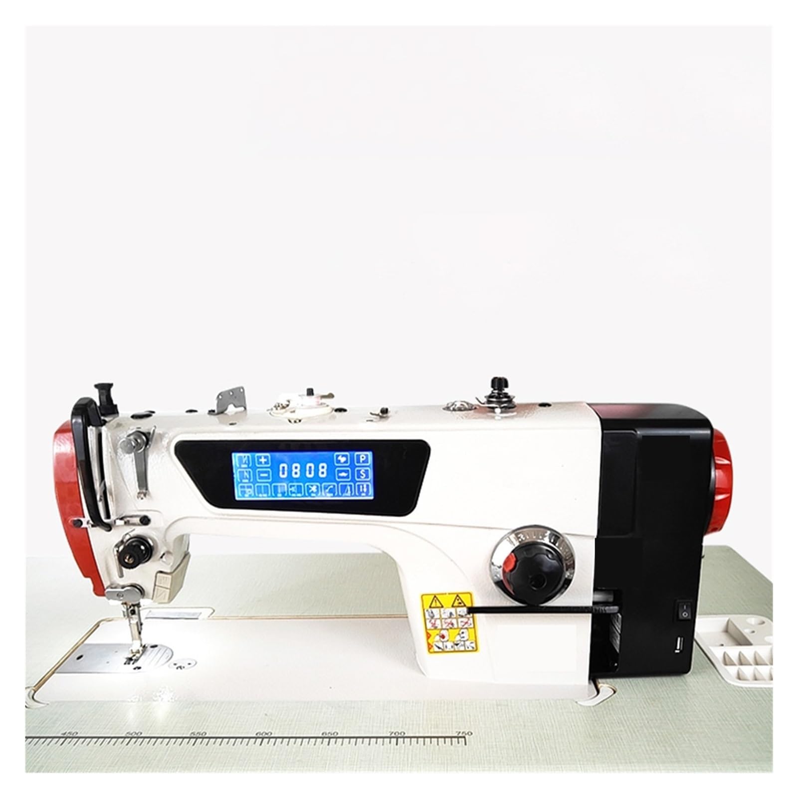 Máquina de coser industrial automática con panel de control transparente para uso doméstico y rendimiento mejorado