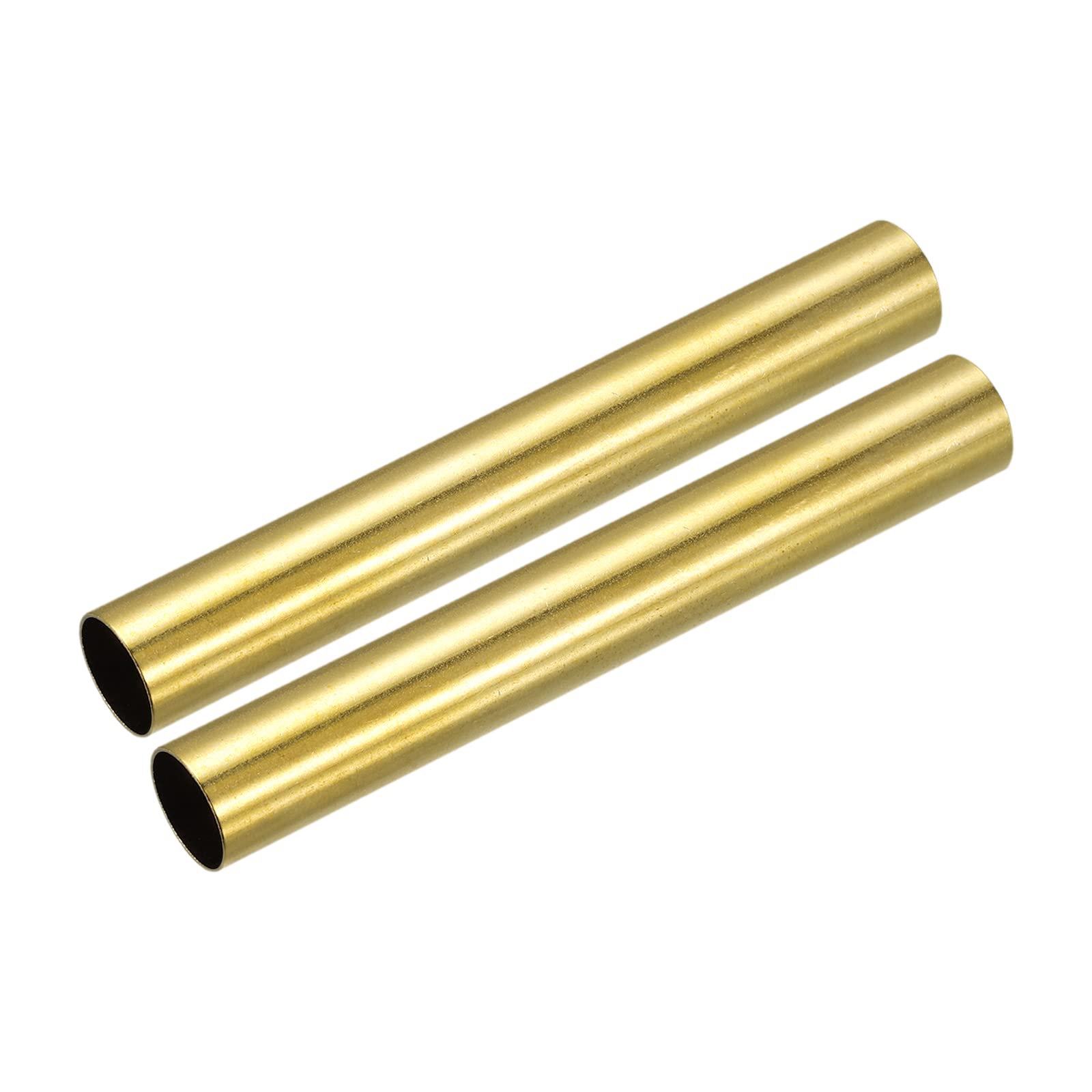 QUARKZMAN Ottone Tubo 14mm OD 0.5mm Parete Spessore 100mm Lunghezza Rotondo 2pz