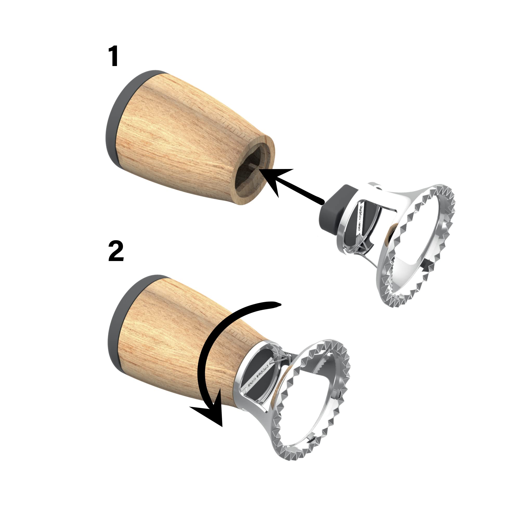 Ronde ravioli snijder met een diameter van 80mm