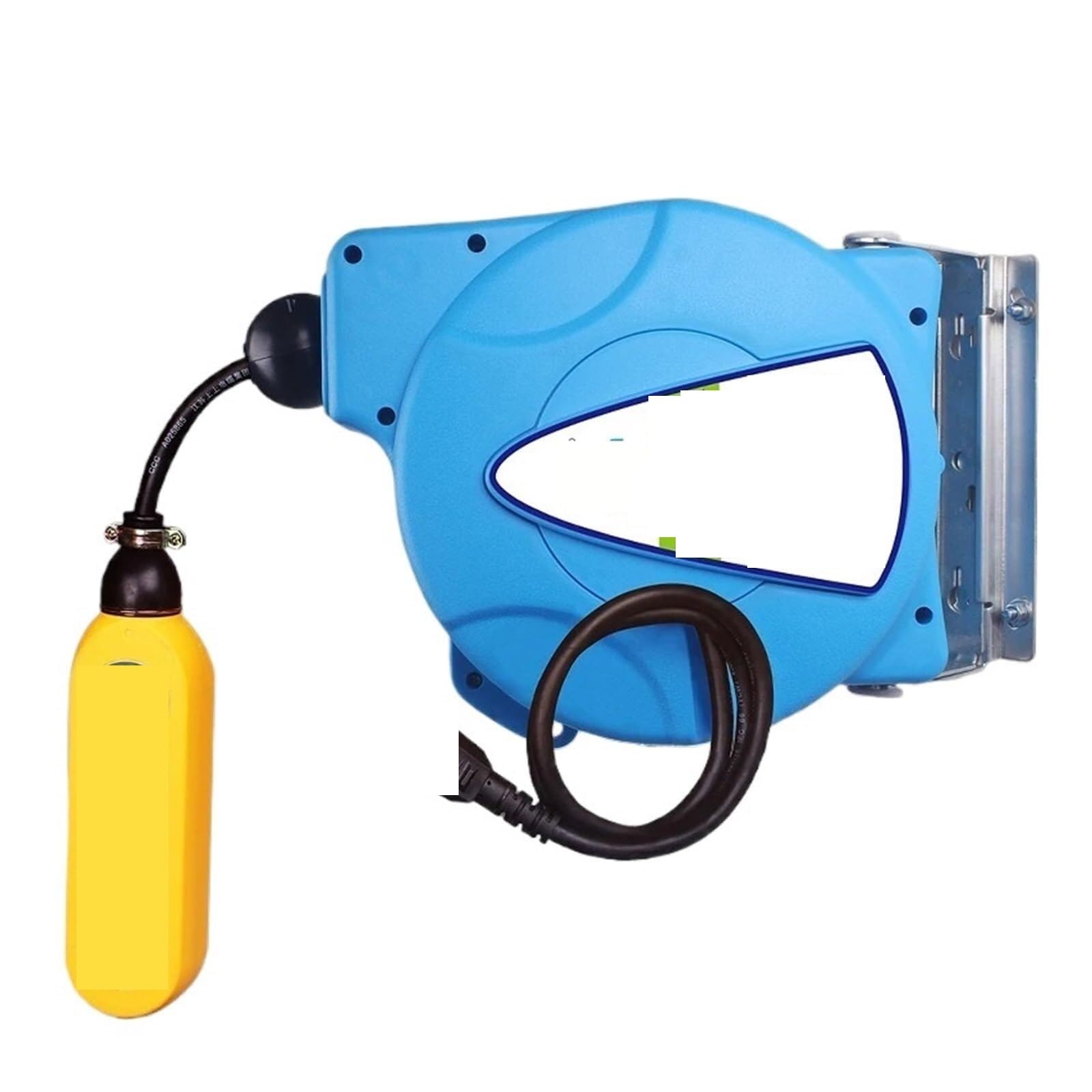 Carrete de cable retráctil automático para tambor eléctrico, manguera de jardín y herramienta de mantenimiento, fácil almacenamiento y solución de reciclaje