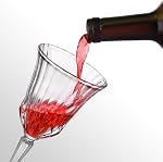 Ensemble de verres à vin 6, Verres à vin en cristal soufflé à la main, verre à vin sans plomb pour les clients quotidiens et l'hébergement, Cadeaux pour le mariage
