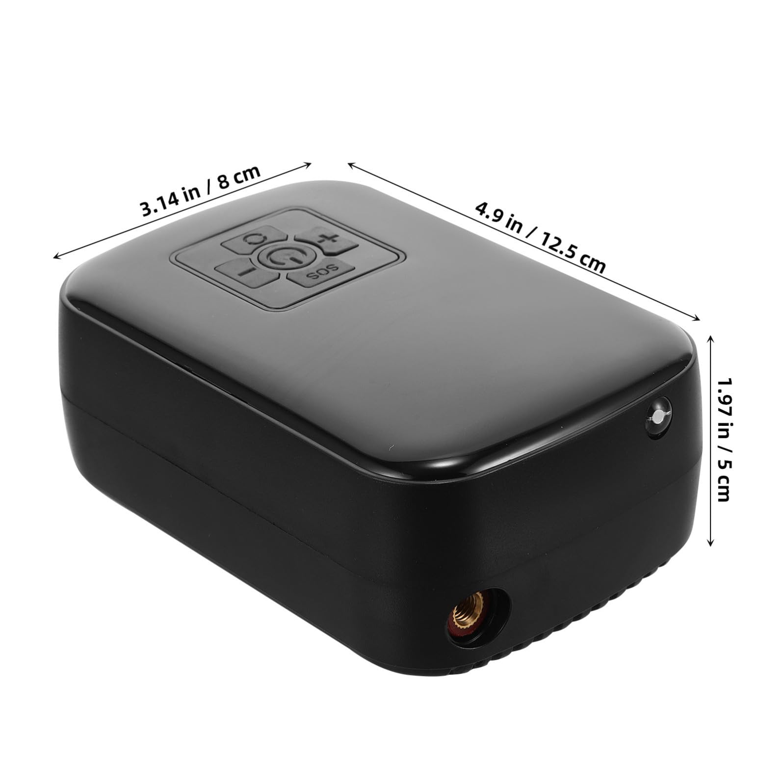 Mikikit Compressore Aria Portatile Gonfiaggio Rapido per Auto Pompa Elettrica Materiale Abs e Componenti Elettronici e Portabilità Pneumatici per Emergenze Stradali