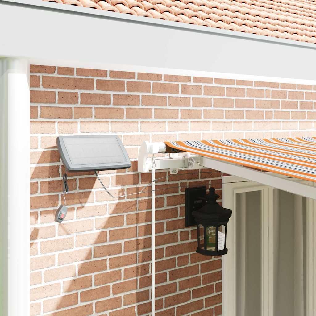 Toldo extensible con brazo articulado de aluminio, 600 x 300 cm