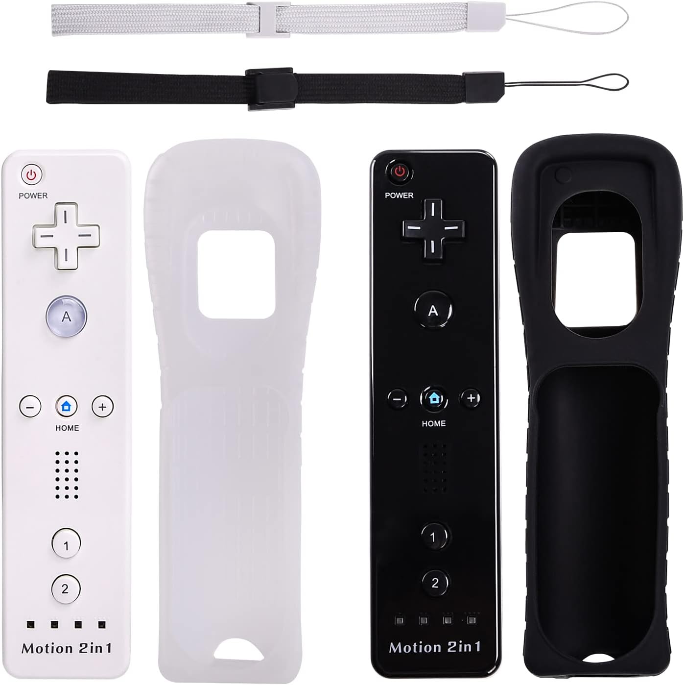 2 Pack Wii Remote Controller with Motion Plus, Wireless
