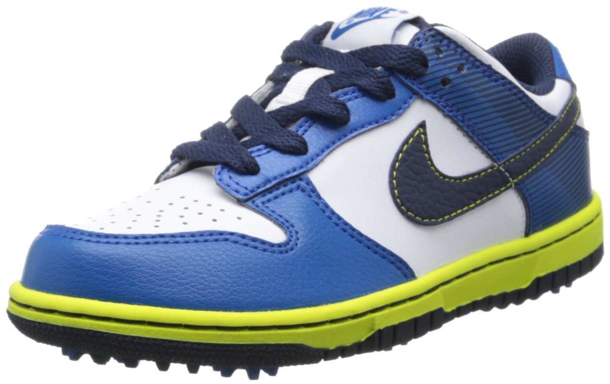 Nike Golf Dunk Ng Boys Golf Shoe White Midnight Navy Desertcart