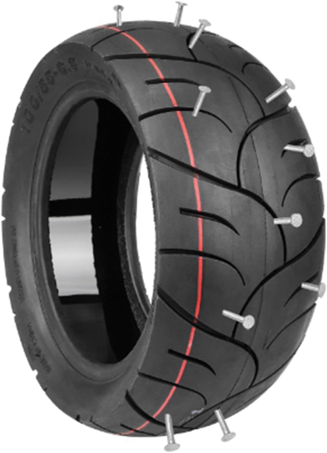2pcs 11 Inch 100/55-6.5 Jelly Gel Self-Repairing Tire for 90/65-6.5 100/65-6.5 Anti Puncture Tubeless Tyre