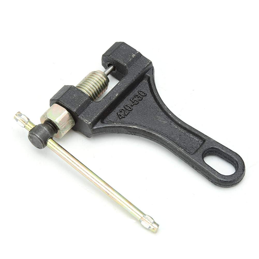 Universal Metal 420-530 Llave Motocicleta Remachadora Cadena Interruptor Extracción Drive Splitter Tool (Balck)