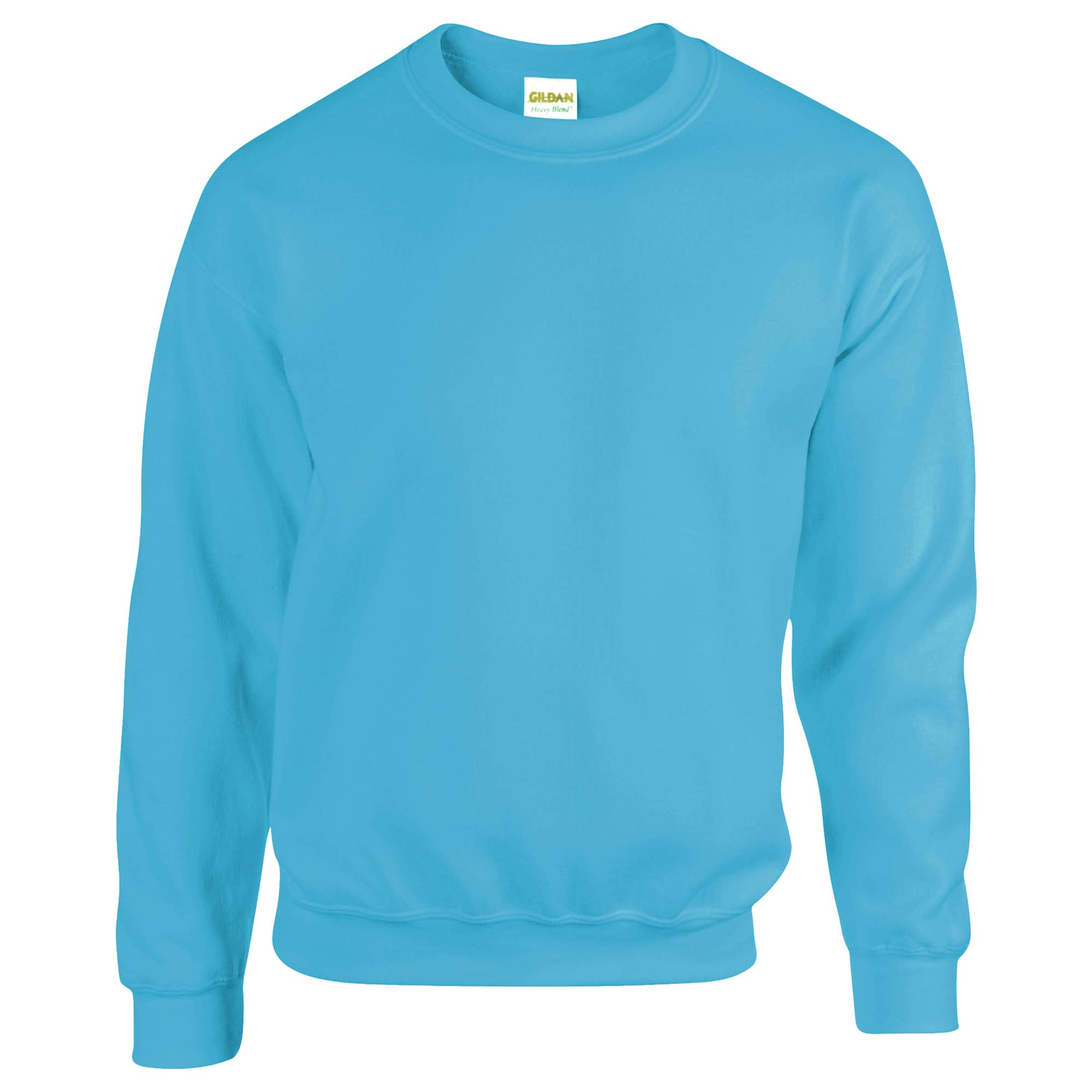 GILDAN Men's 50/50 Adult Crewneck Sweatshirt, Blue (Sapphire), M UK
