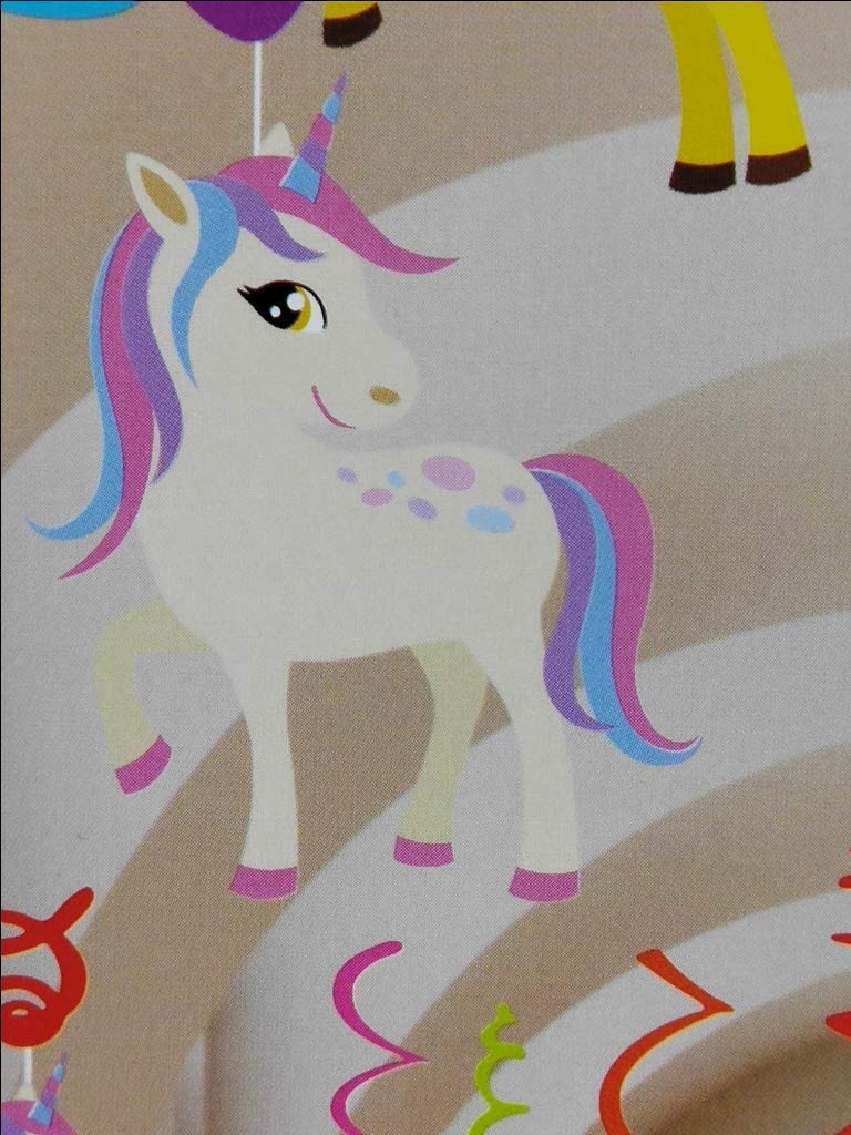 Rozi Decoration Unicorn Hanging Swirl Decor β 6 Pcs Multicolor Paper 3