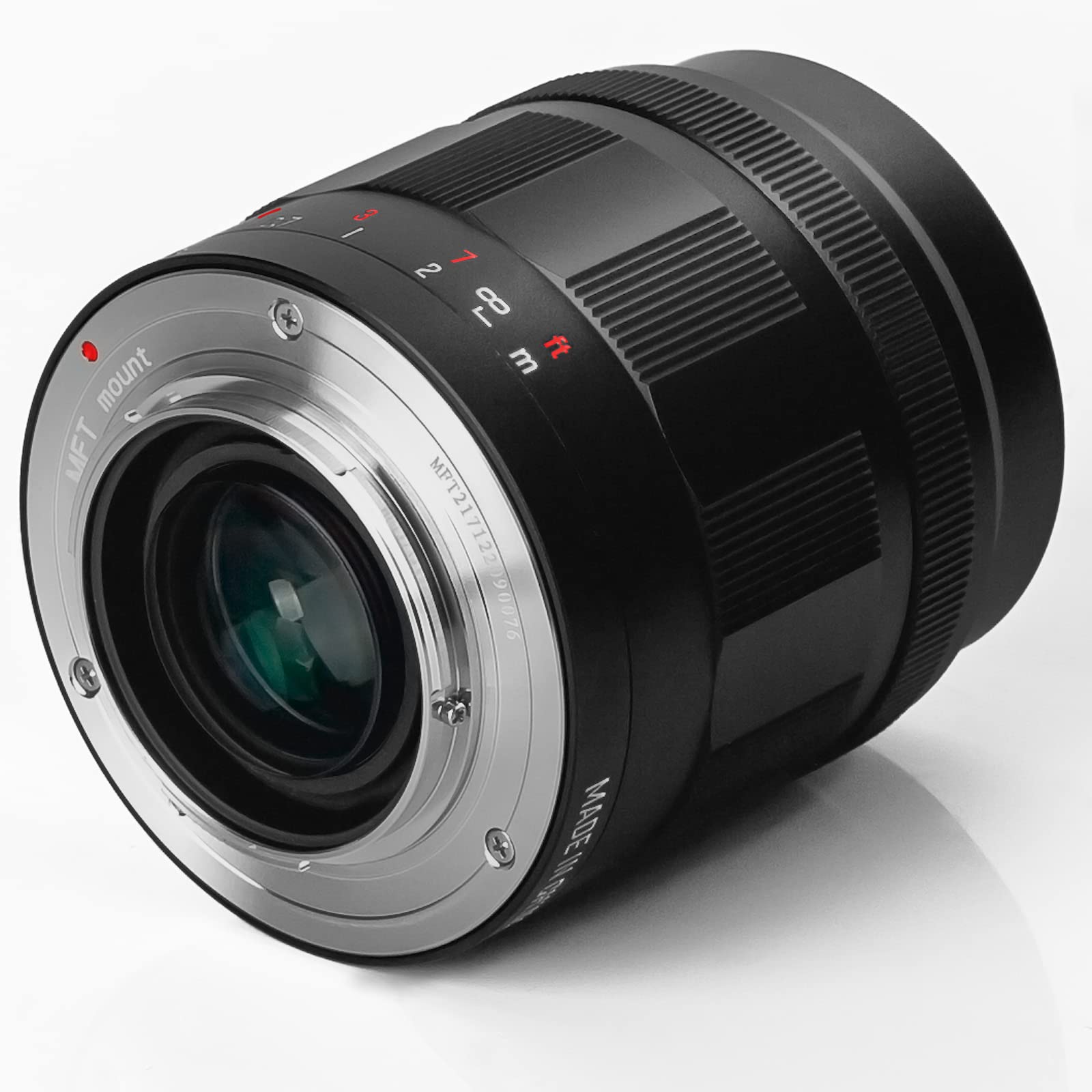 Meike 35 mm f0,95 duża przysłona ręczna ostrość Prime stały obiektyw APS-C kompatybilny z aparatami bezlusterkowymi Panasonic Lumix Olypums M43 GH4 GH5 GH6