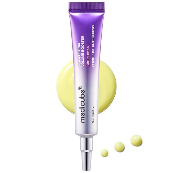 medicube Vita A Retinal Volume Booster Serum, with Volufiline, 4X-Retinoid