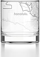 Vista 130 de Well Told Vaso de whisky grabado con mapa de Phoenix, Arizona Rocks, vaso de whisky antiguo (325ml, transparente), vaso de whisky grabado, regalos