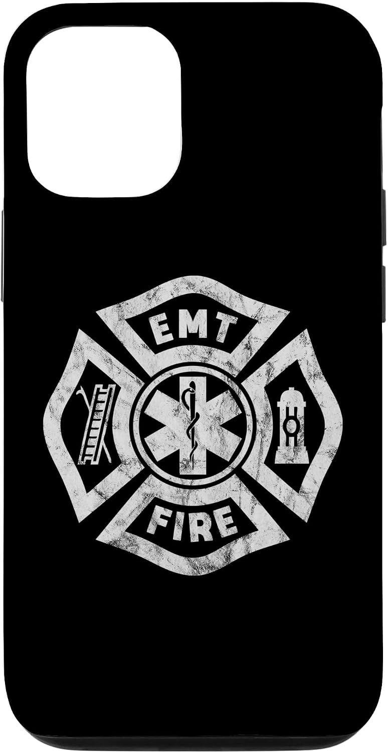 Emergency Medical Services EMS EMR EMT Firefighter Paramedic Case for iPhone 12/12 Pro