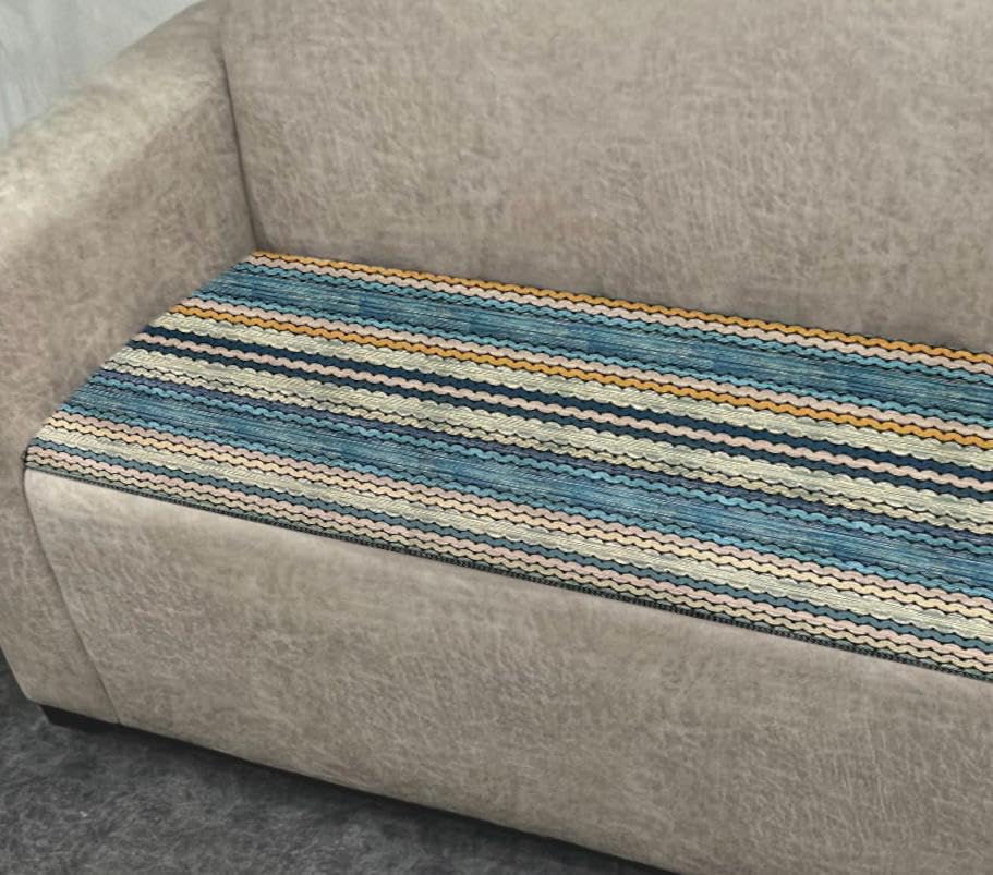 FABRIGAANZA Printed Sofa seat Cover for 7 Seater with Heavy Antiskid Backing & Easily Machine Washable Sofa seat Runner for Couch or Living Area (22 X 68 Inch - 1 Piece, 22 X 48 Inch - 2 Piece) D8 (B0CFYFD3W5) Amazon Price History, Amazon Price Tracker