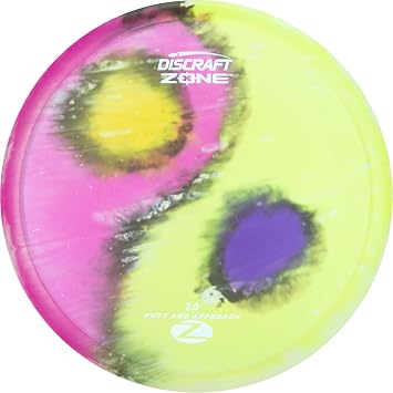 Discraft Fly Dye Z Zone Golf Diski, 173-174 gram, Putt ve Yakla m