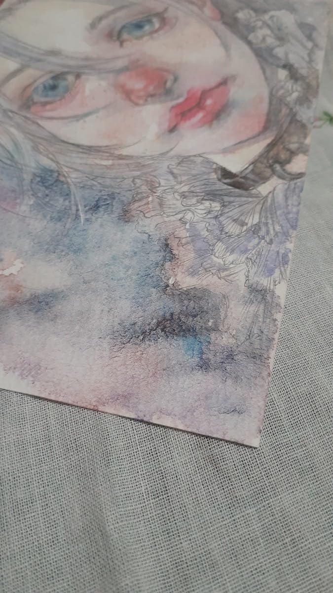 手描きイラスト水彩画オリジナルイラストファンタジー原画