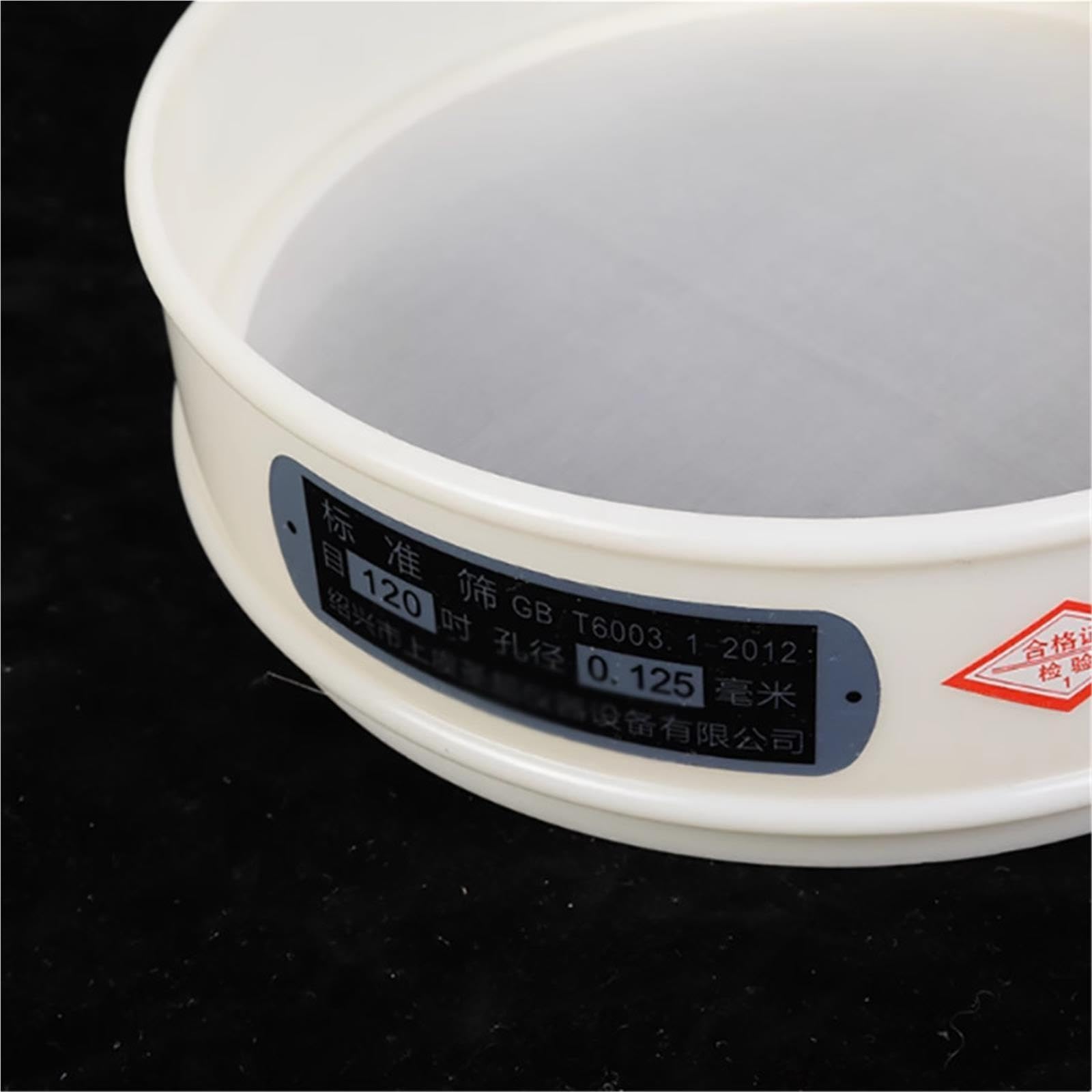 Colador Malla Fina Tamiz de plástico PVC Nylon muestra harina estándar ultrafino 6-500 filtro malla 20cm(400 mesh (0.0385mm))
