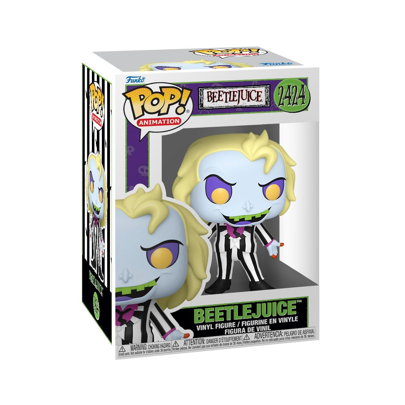 Funko POP! Animation: Beetlejuice TV Series - Beetlejuice - Collectable Vinyl Figure - Gift Idea - Official Merchandise - Toys For Kids & Adults - Model Figure for Collectors and Display