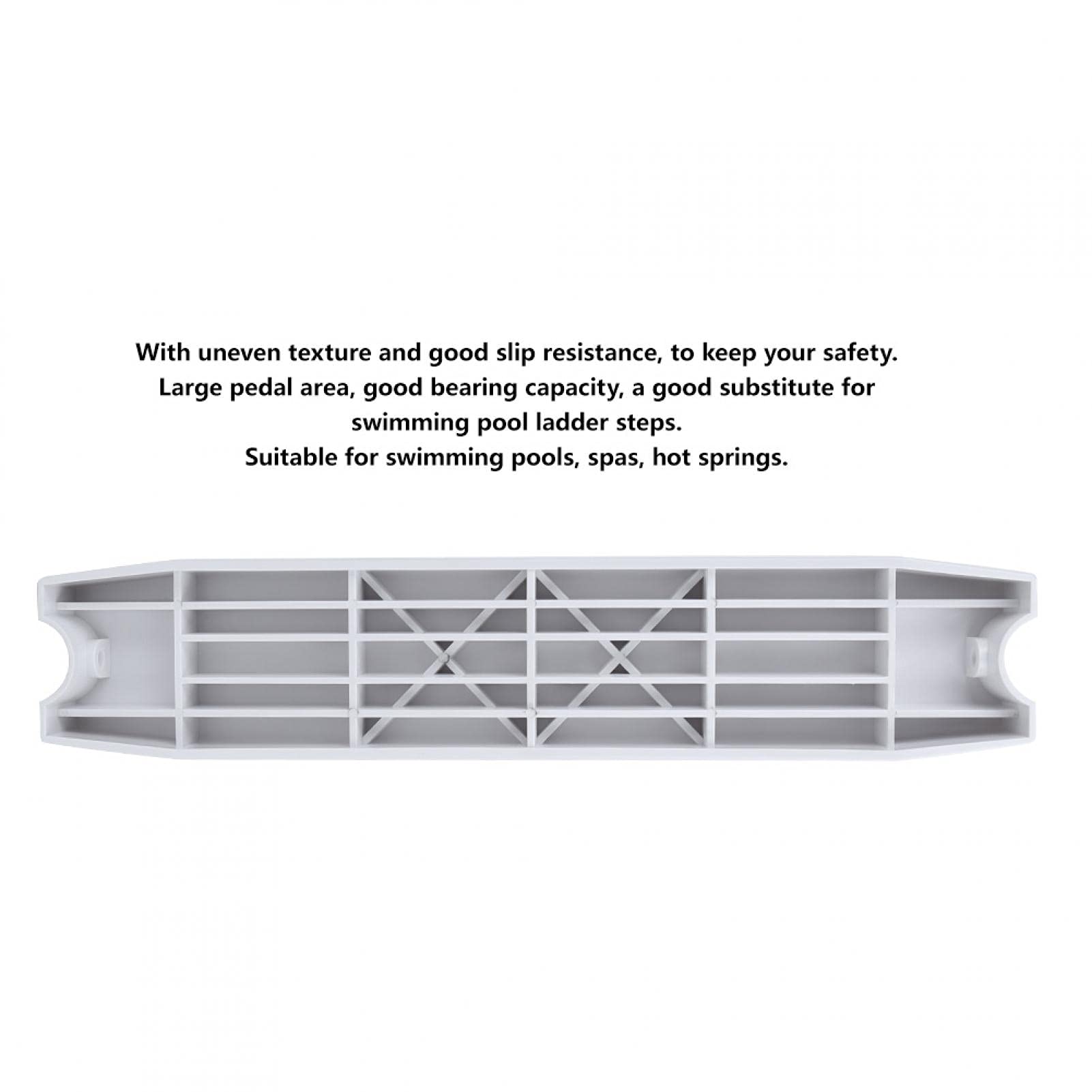 Zwembadladder Pedaal, Pedaalvervanging, Bovengrondse Zwembad Ladder Ladder Onderdelen Warmwaterbron Pedaal Pedaal Plastic Ladder Stappen Inbouw Zwembad Pedaal