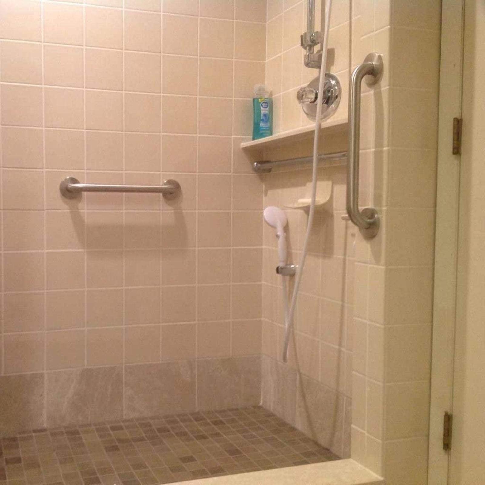 Maniglie per Doccia, ausili per WC, corrimano di Sicurezza Senza Barriere in Bagno, Barre di Supporto di Sicurezza, tiranti di Supporto Antiscivolo per disabili, Adatto per Hotel, corridoi,