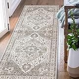 Top 10 Best Target Runner Rugs Reviews & Comparison | Updated 5 jinchan Runner Rug 2x6 Washable Hallway Rug Indoor Grey Taupe Vintage Kitchen Mat Ultra-Thin Lightweight Accent Non Slip Carpet for Bathroom Laundry Room Bedroom