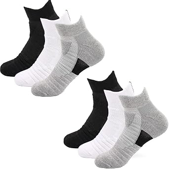 3 pair sports socks,badminton,running,outdoor socks,brushed socks,sweat absorbent,non slip Sports and leisure socks M Short socks, Cotton US7-10