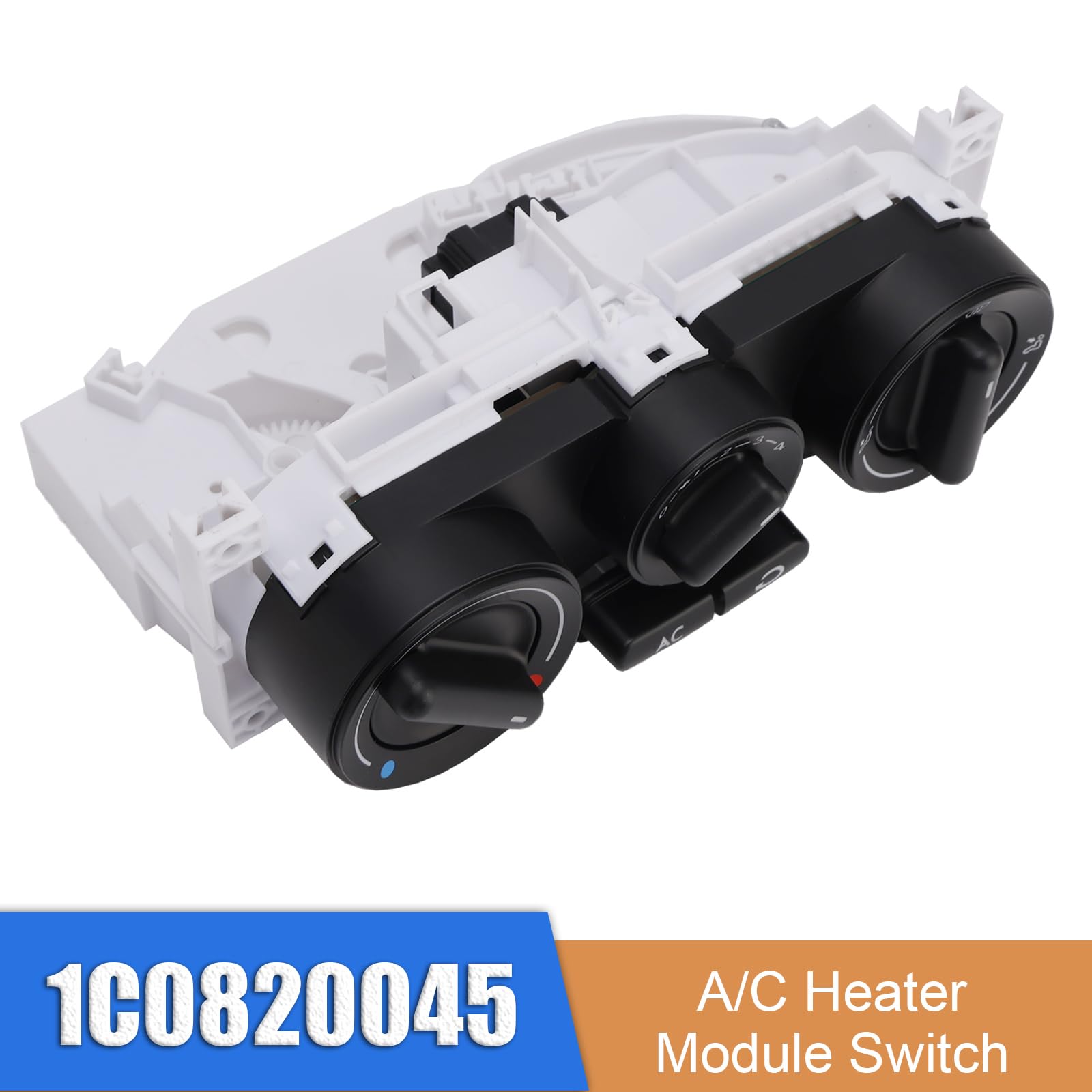 Topteng 1C0820045C A/C Heater Control Panel Climate Control Module Switch Apto para VW Beetle