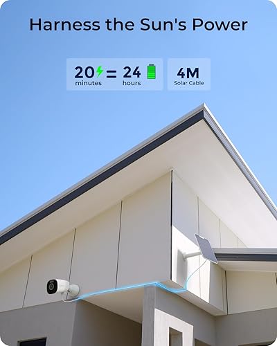 Miniatura 3 de REOLINK Cámaras de seguridad 4K Sistema inalámbrico para exteriores, almacenamiento local cifrado de 1 año, visión nocturna a color, Wi-Fi de