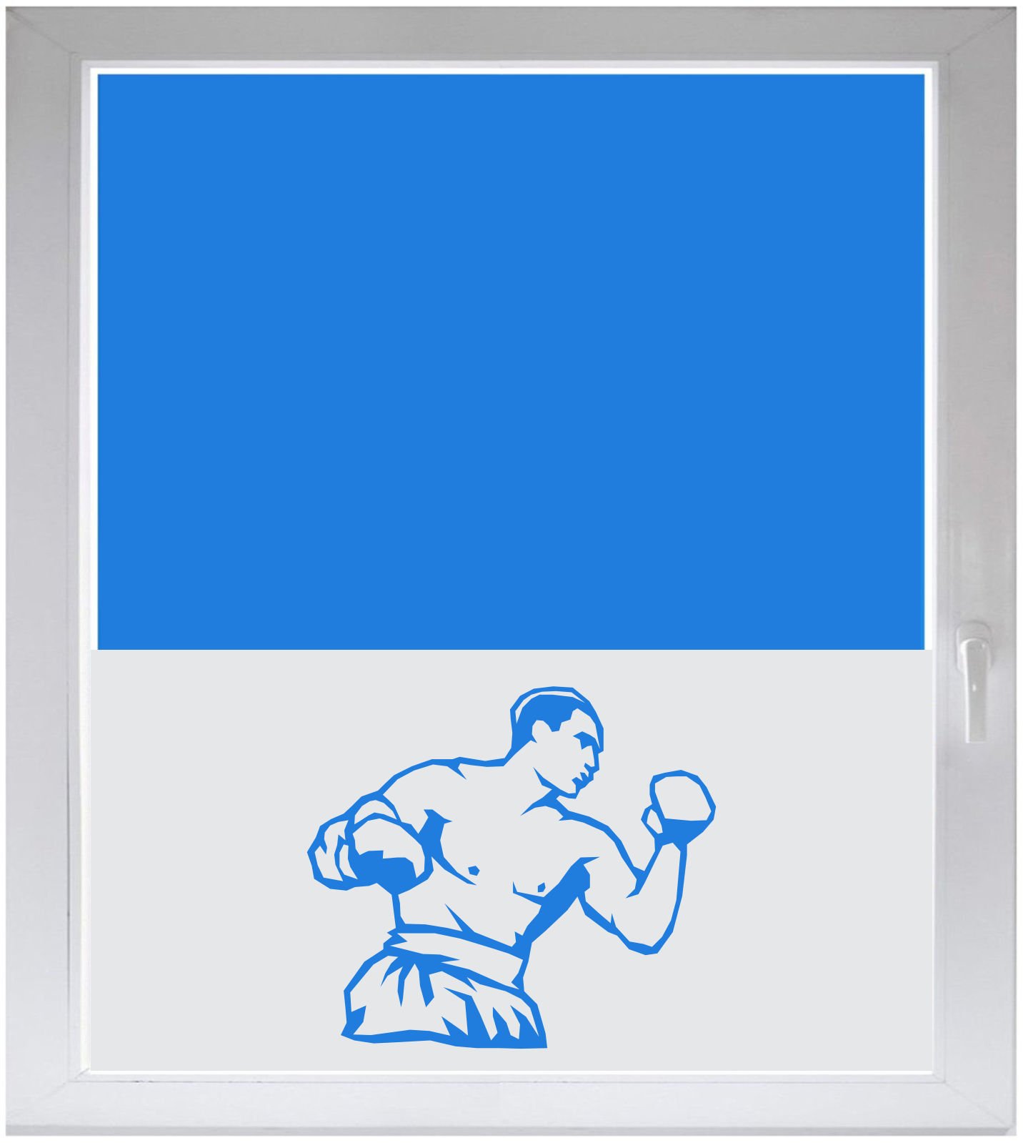 Film de vitrage sablé motif Boxer W759 décoration de fenêtre haut de gamme