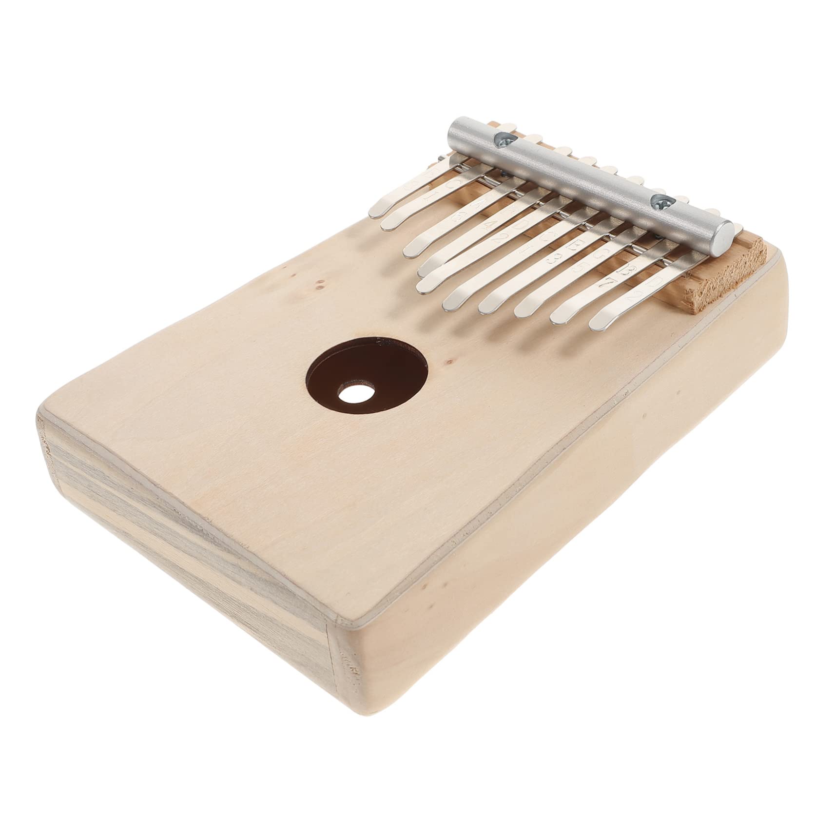 Yardwe Diy Wooden Piano Kit for Boys and Girls 10 Keys Kalimba Portable Thumb Piano