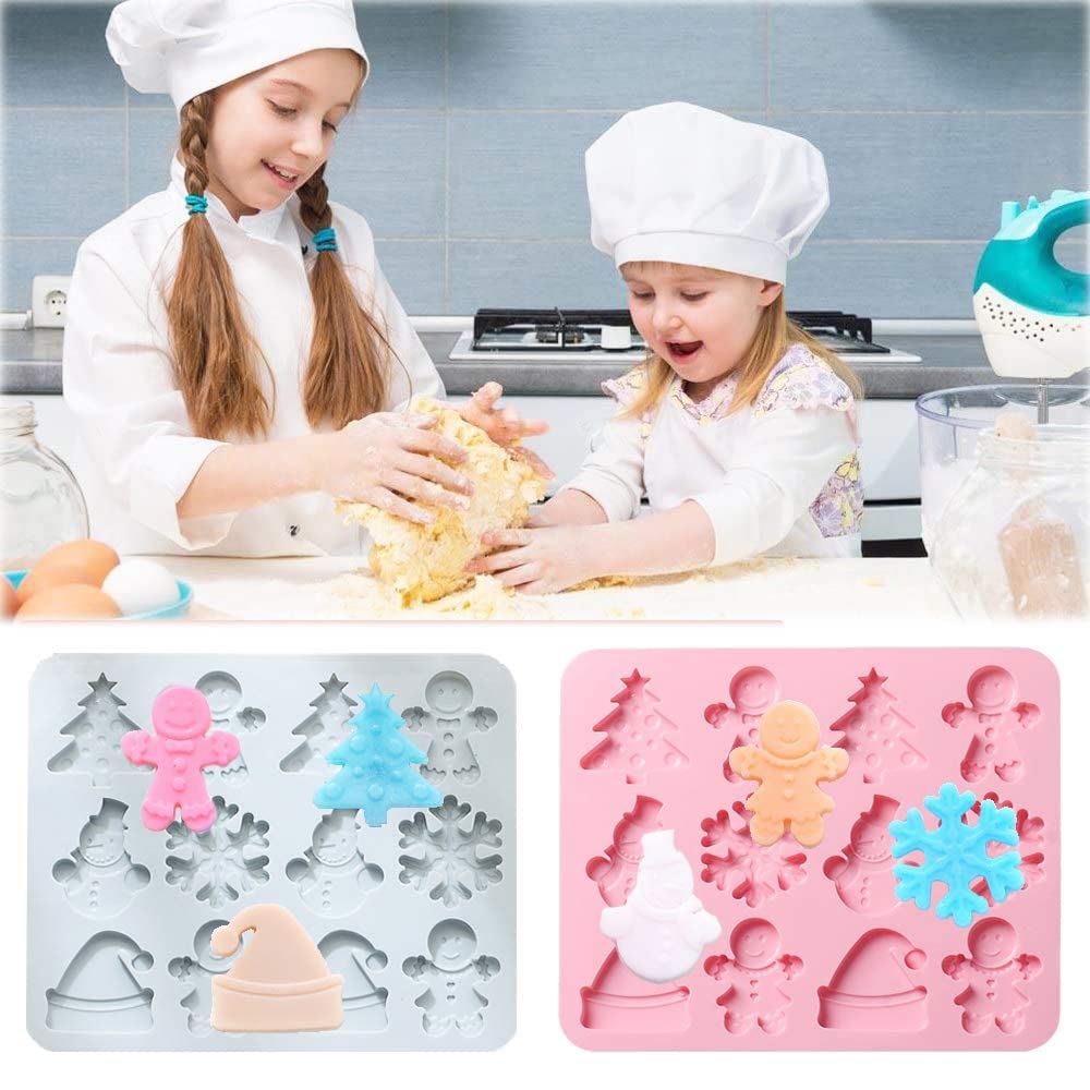 Stampi per cioccolato natalizio Stampi per candele natalizie a