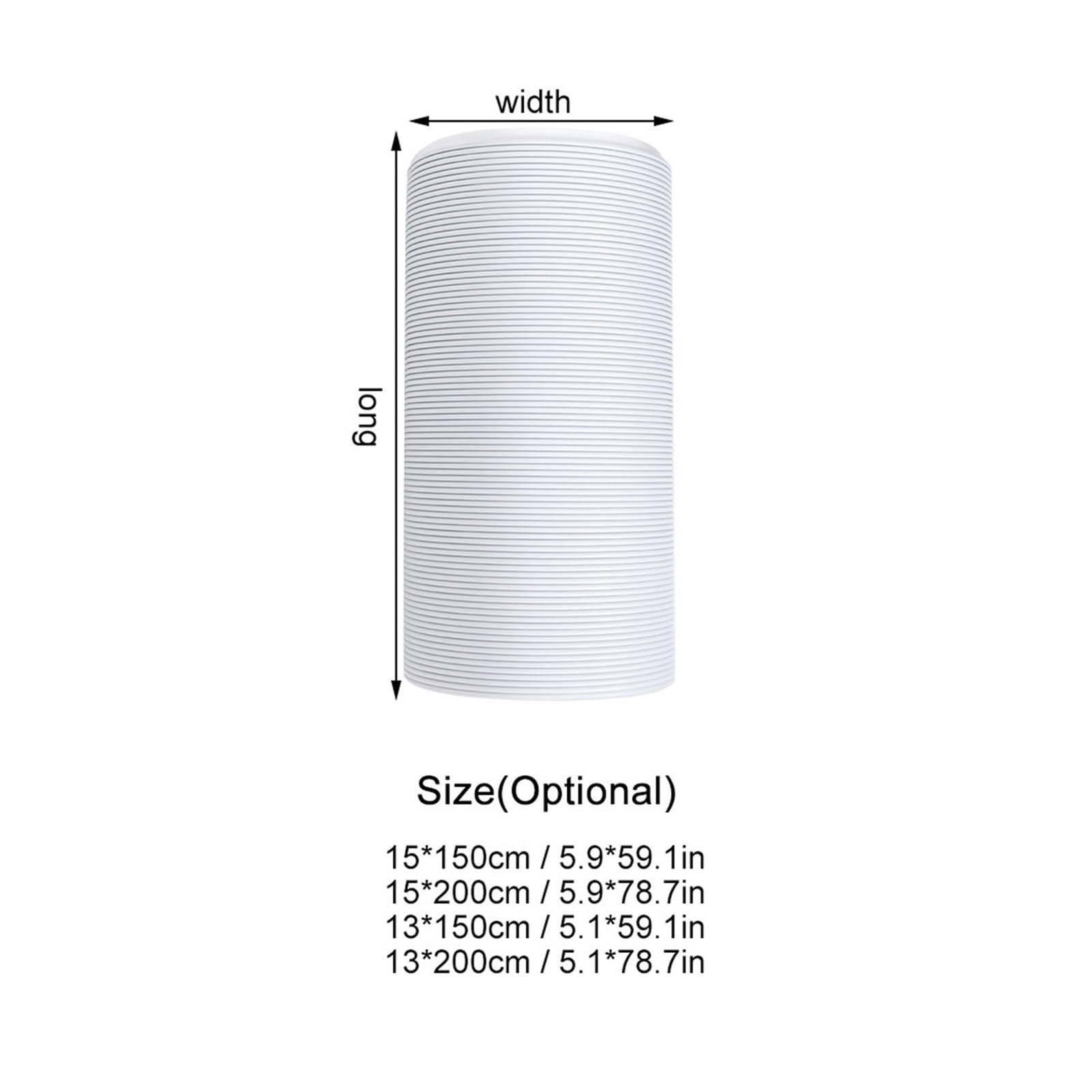 130mm/150mm Addensare Aria Condizionata Tubo Di Scarico Raccordi Flessibili Universali Portatili Resistente All'usura Non Perde Facilmente(Diameter 13cmx2M)